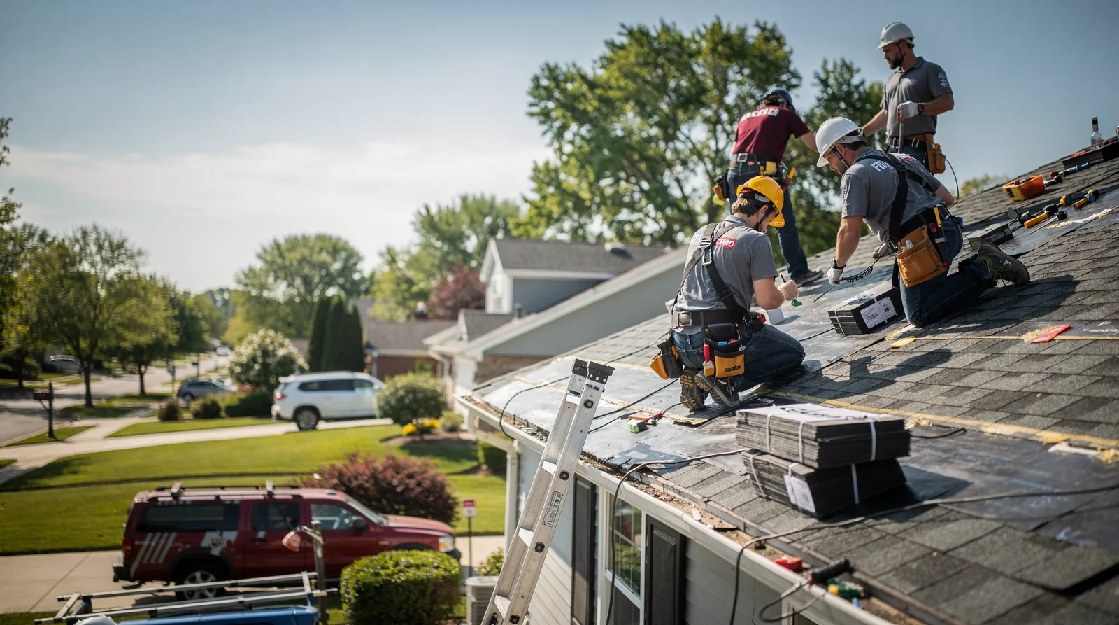 Roof Repair in Mill Shoals, IL around you